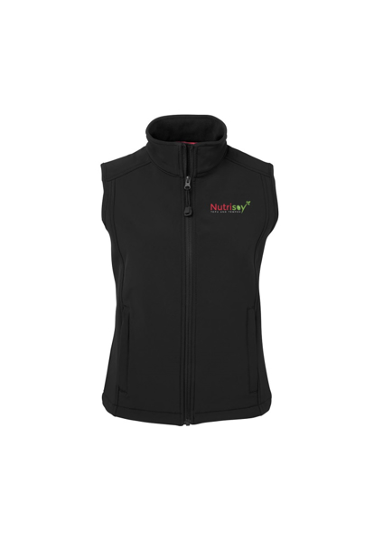 Picture of Nutrisoy Ladies 3 Layer Soft Shell Vest